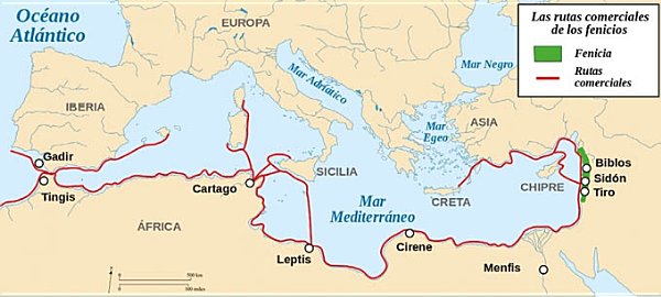 Expansión fenicia en el Mediterráneo El pueblo fenicio se asentó sobre una - photo 1