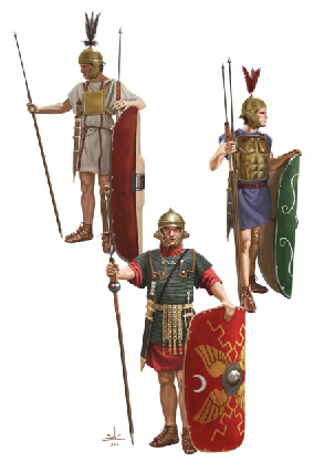 Evolución de la panoplia romana desde el siglo III a C arriba a la - photo 4