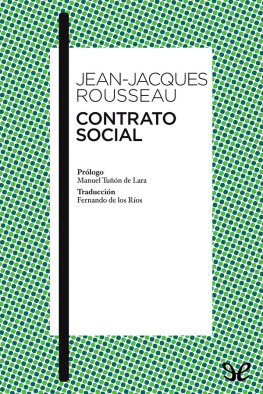 Jean-Jacques Rousseau Contrato social