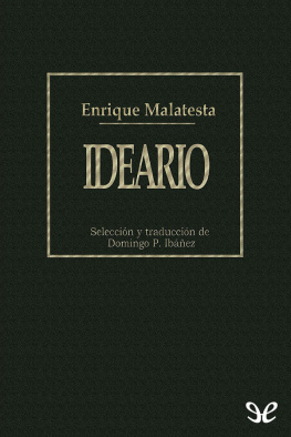 Enrique Malatesta - Ideario