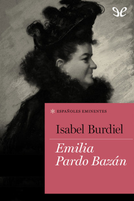 Isabel Burdiel Emilia Pardo Bazán