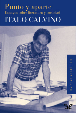 Italo Calvino - Punto y aparte