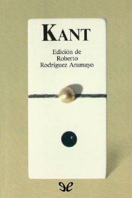 Immanuel Kant - Kant Antología