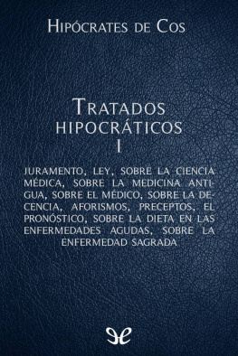 Hipócrates de Cos - Tratados hipocráticos I