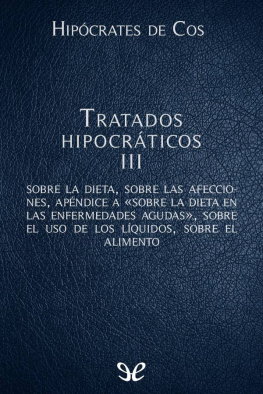 Hipócrates de Cos Tratados hipocráticos III
