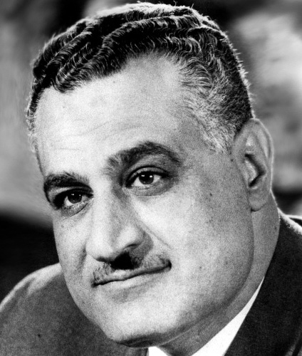 Retrato de Gamal Abdel Nasser Gamal Abdel Nasser es un hombre de Estado y - photo 1
