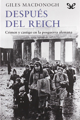 Giles MacDonogh - Después del Reich