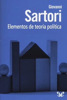 Giovanni Sartori - Elementos de teoría política