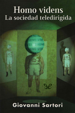 Giovanni Sartori - Homo videns. La sociedad teledirigida