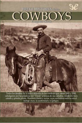 Gregorio Doval Breve historia de los cowboys