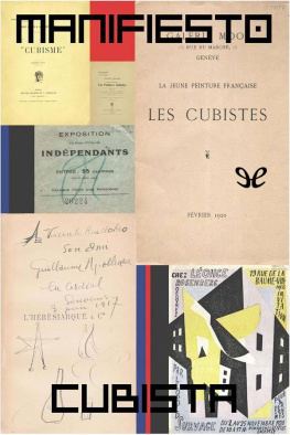Guillaume Apollinaire Manifiesto cubista