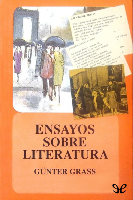 Günter Grass Ensayos sobre literatura