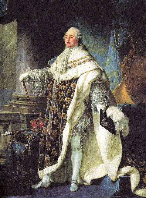 Retrato de Luis XVI cuadro de Antoine-Franois Callet 1788 El rey se - photo 1